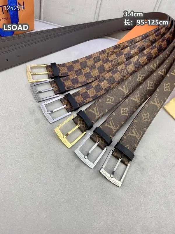 LV belt 34mmX95-125cm 8L24